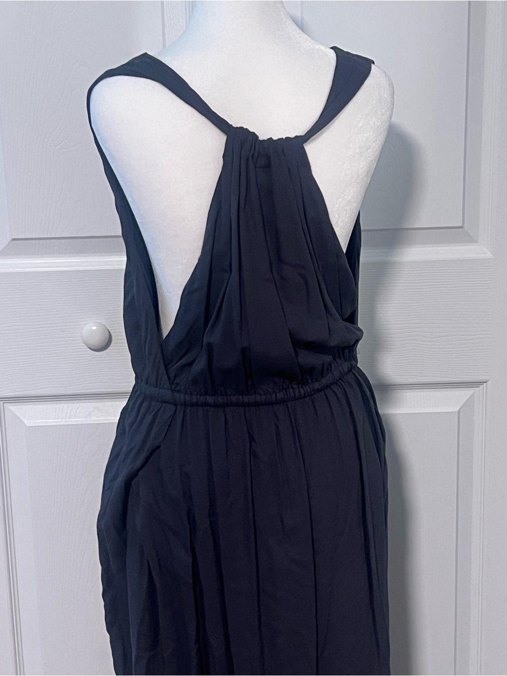 Women's Swimsuits For All Tenley Surplice Cover Up Maxi Dress in Dark Gray - Picture 4 of 5